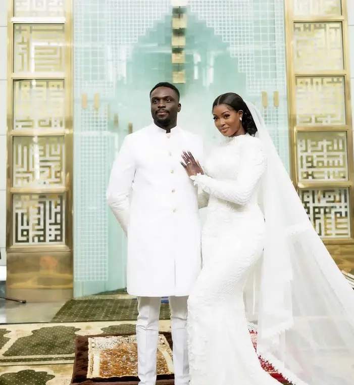 Davido's former girlfriend, Sira Kante, ties the knot with Nigerian man (Photos)