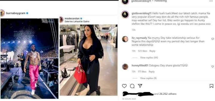 Burna Boy allegedly ditches Stefflon Don for popular American model