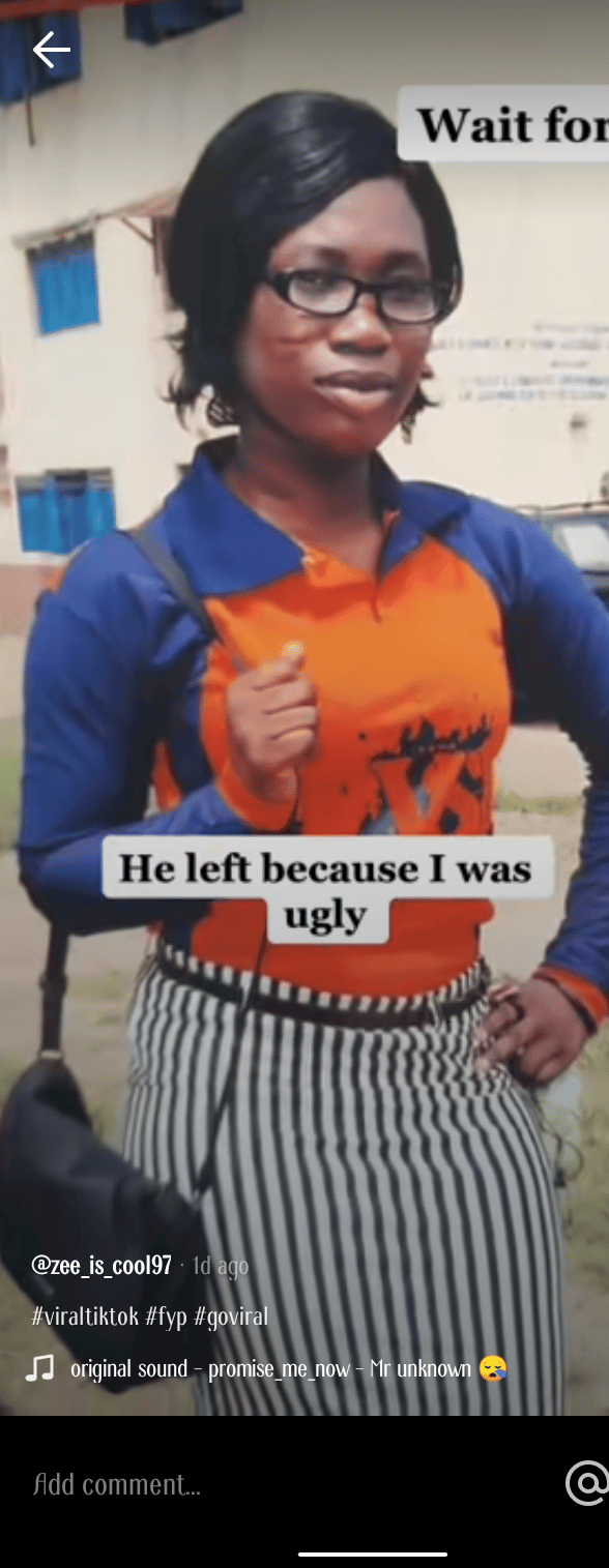 'My ex left me because I was ugly' - Lady says as she shows off amazing transformation in video