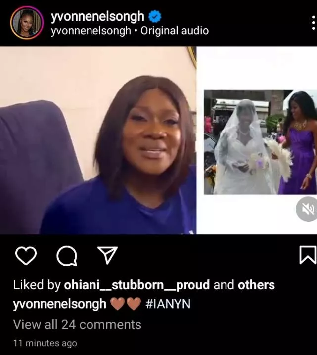 'How Yvonne Nelson came through for me on my wedding day' - Actress Mercy Johnson shares (Video)