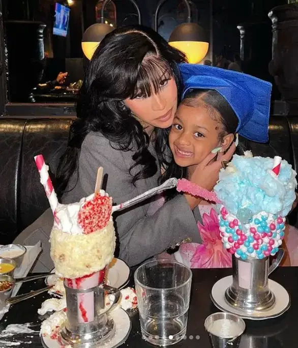 'Give me good grades and I'll give you the world, baby' - Cardi B emotionally celebrates daughter Kulture's graduation in style