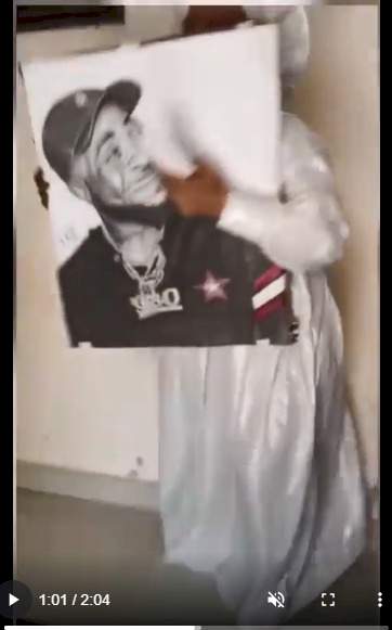 Fan of Davido goes ballistic as she engages in 3 days of spiritual warfare on his behalf (Video)