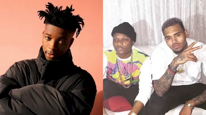 "This is disrespectful" - Nigerians lambast Mavin artiste, Magixx over comment on Wizkid and Chris Brown's song