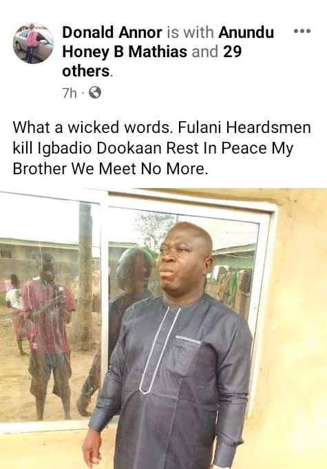 Five killed, 10 missing as suspected herdsmen attack timber dealers in Benue