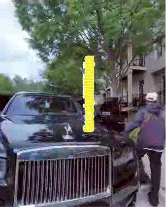'Another one on the way' - Singer, Davido hint fans on plans to acquire a new car as he prepares to ship his Rolls Royce down to Nigeria (Video)