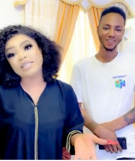 'Do it for love and not for money' - Man who tattooed Bobrisky on his arm educates the public on fans' love despite not getting what he expected
