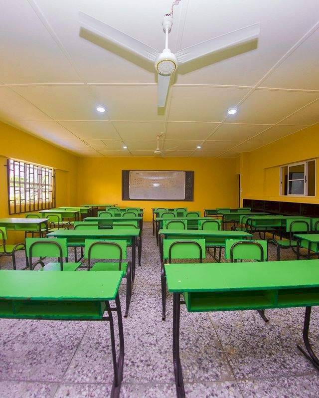 Bovi renews facilities at alma-mater in Benin (Photos)