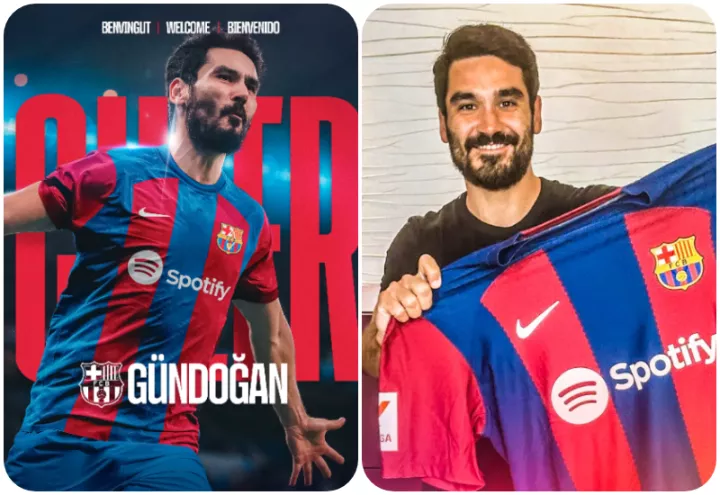 Ilkay Gundogan completes move to Barcelona