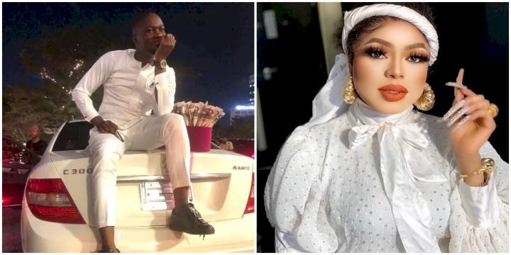 Bobrisky vows to send fan on an all-expense-paid trip to Maldives after gifting him new Benz