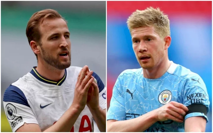 Harry Kane drops huge Manchester City hint by revealing he is keen to play alongside Kevin De Bruyne