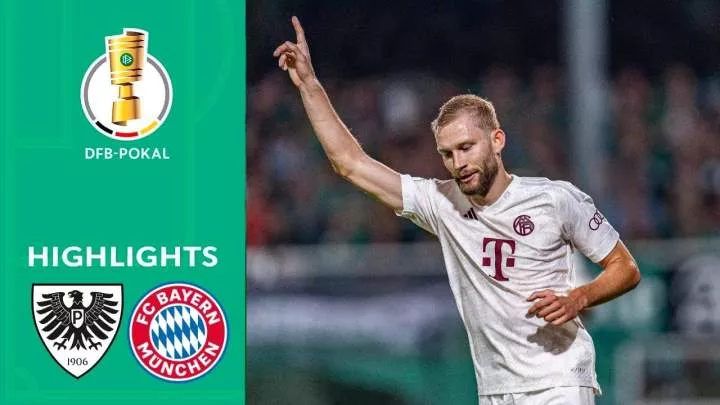 Preussen Muenster 0 - 4 Bayern Munich (Sep-26-2023) DFB Cup Highlights