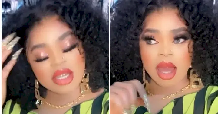 "You're the first to insult people, now it's your turn and you're depressed" - Bobrisky throws shade
