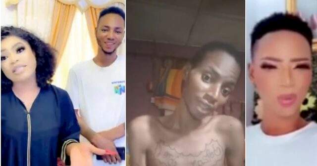 Man who drew Bobrisky on his arm cries out as he suffers ailment as a result of the tattoo