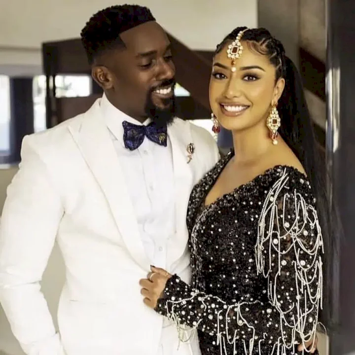 Mawuli Gavor and longtime Indian-Austrian girlfriend, Remya, are engaged (Photos)