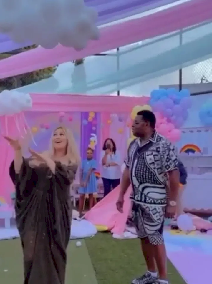 Caroline Danjuma and ex-husband, Musa, engage in a dance-off at daughter's birthday (Video)