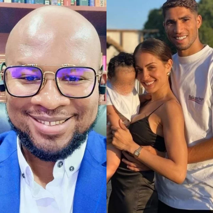 "Hakimi is not my hero. Reno's marriage failed for a reason" Entrepreneur Charles Awuzie reacts to footballer's alleged divorce drama and Reno Omokri's stance on it