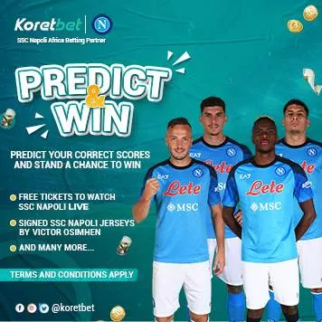 Koretbet Partners with SSC Napoli: Launches with Super Odds and a 130% Bonus on Deposits