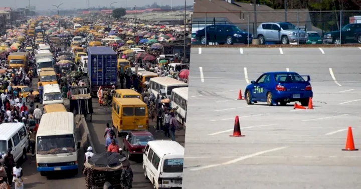 Abroad-based Nigerian man shares nostalgia for Lagos after failing driver's assessment test for the third time in a month