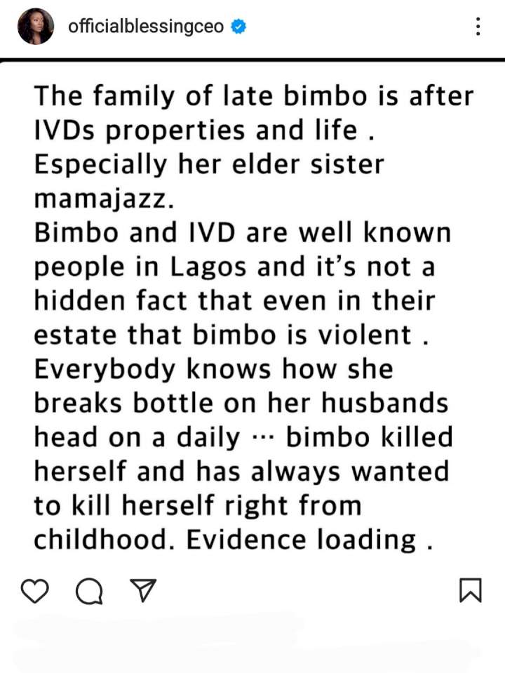 'Bimbo was the violent person and was suicidal