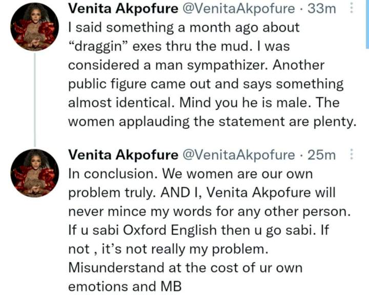 We women are our own problem truly - Reality TV star, Venita Akpofure writes