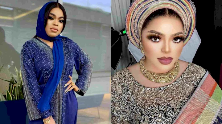 "You are on this table" - Netizens drag Bobrisky after he called out celebrities over fake accents