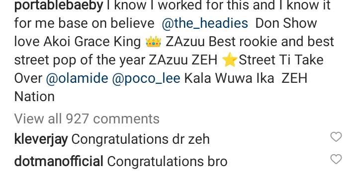 'I know I worked for this' - Portable excited as he gets two nominations for 2022 Headies Award