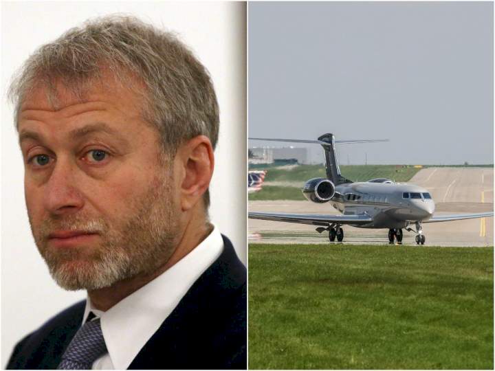 Chelsea owner, Roman Abramovich's jet among 100 planes grounded by US Govt
