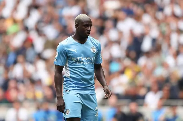 Benjamin Mendy was suspended by Manchester City following the rape charges -- Imago