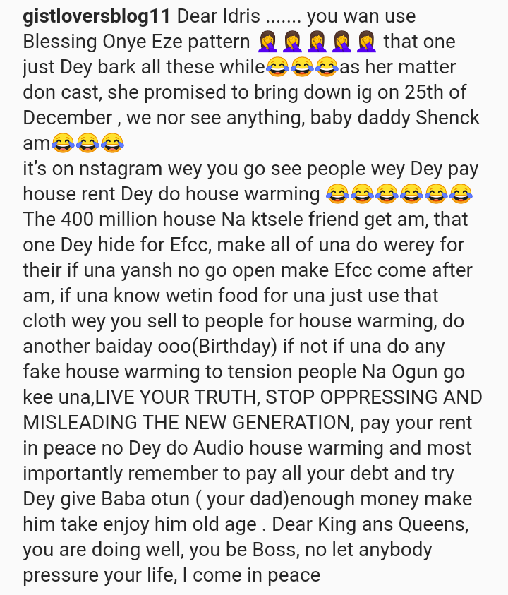 Bobrisky accused of claiming another man's N400M mansion following failed housewarming party