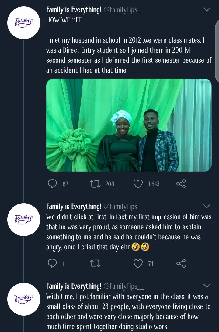 'We didn't click at first' - Nigerian lady shares love story as she weds boyfriend of 10 years