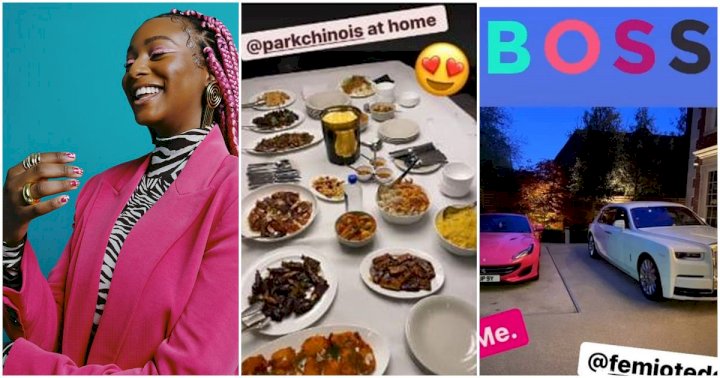 DJ Cuppy flaunts Otedola's home in London in celebration of her sister's birthday