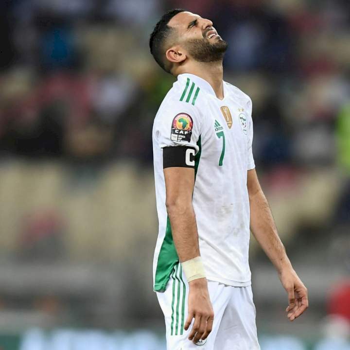 AFCON 2021: Manchester City react as Mahrez, Algeria crash out on group stages