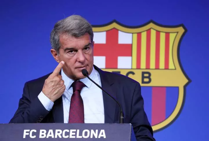 Barcelona president Joan Laporta - Twitter