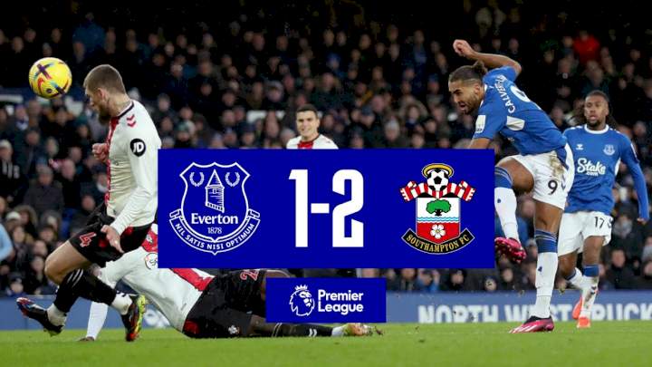 Everton 1 - 2 Southampton (Jan-13-2023) Premier League Highlights
