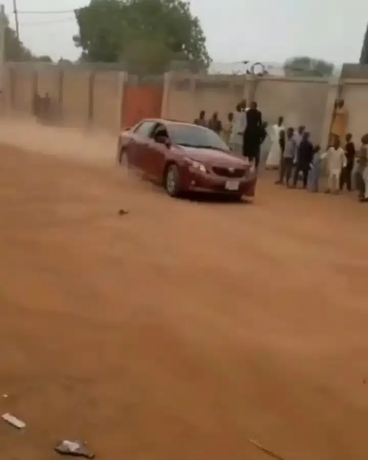 Car drifters run into pole, fence in Maiduguri during showoff (Video)