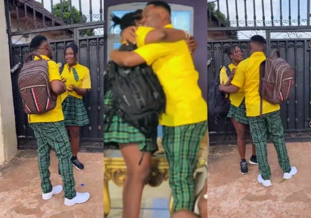 Recent Video of Zubby Michael and Ifedi Sharon, Acting as High School Lovers, Sparks A Buzz
