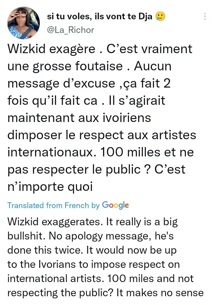 Wizkid's staff allegedly held hostage in Abidjan after he failed to appear at scheduled concert