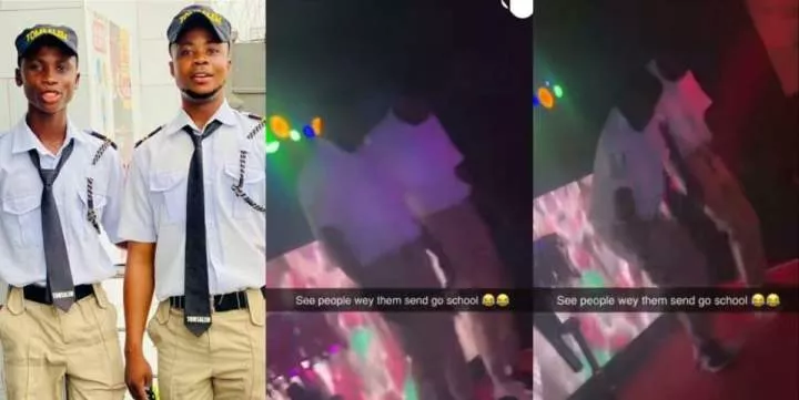 "They're hustling" - Reactions as Happie Boys are spotted performing at a nightclub in Cyprus (Video)