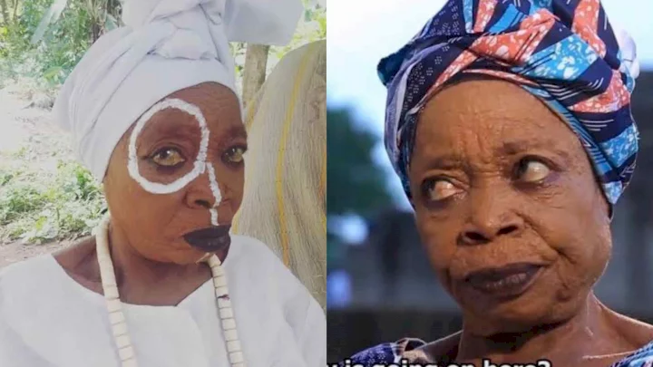 "Witches attack me in my dreams because I act witch roles in most of my movies" - Iya Gbonkan cries out (Video)