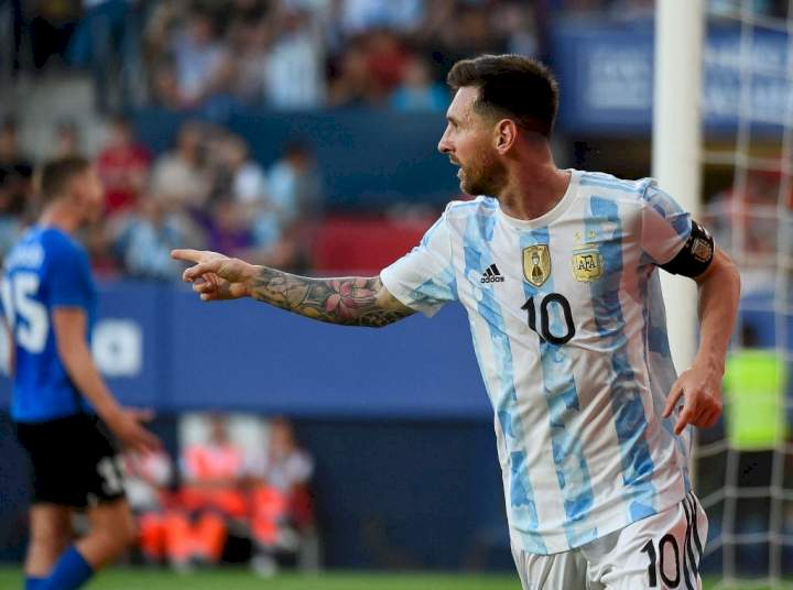 World Cup: Lionel Messi equals Maradona's goals record