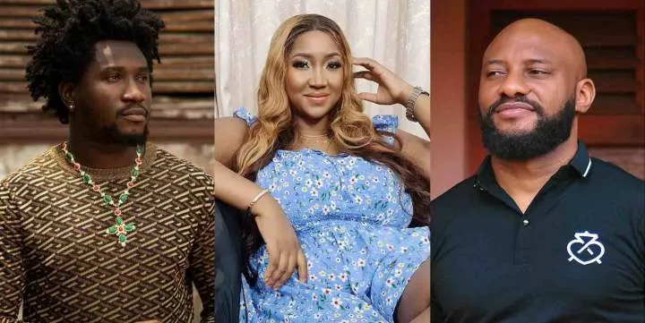 "You left peace for pieces" - Nasboi, others react to Yul Edochie and Judy Austin's online drama