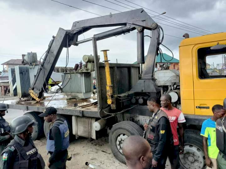 'Prominent chief' caught as police foil illegal sale of two transformers in Bayelsa community