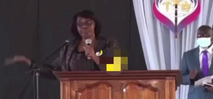 'When two oversabi people jam' - Reactions as clergywoman clashes with choir mistress in church over who sings better (Video)