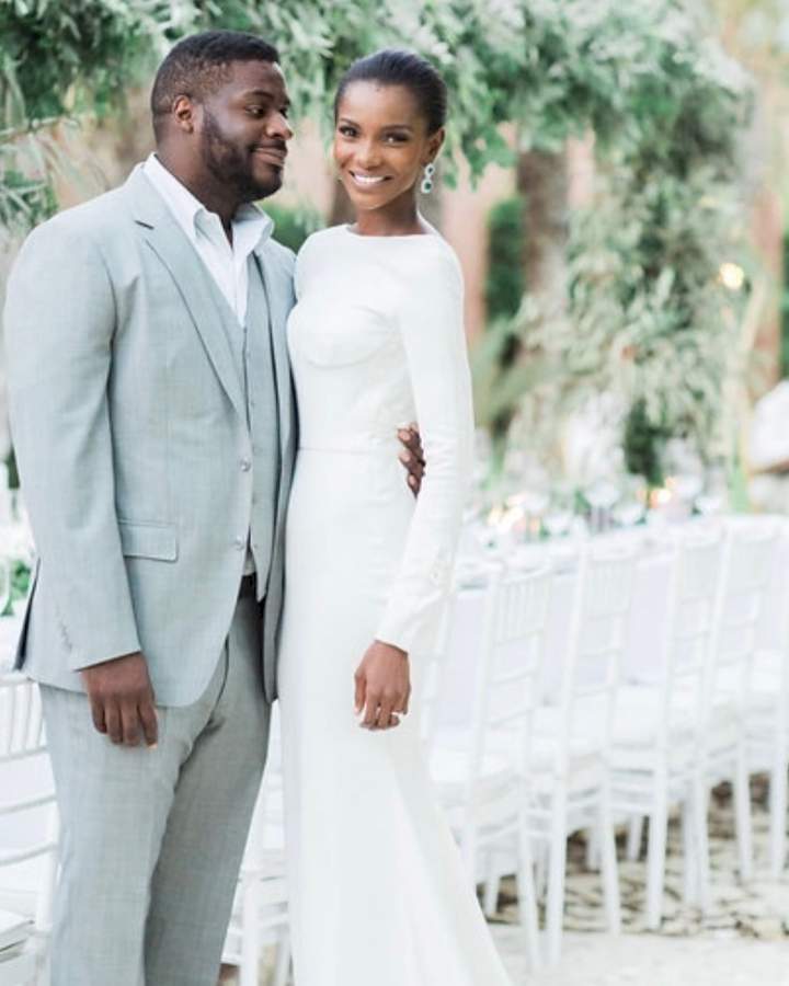 Former Miss World, Agbani Darego and husband Ishaya Danjuma celebrate 5th wedding anniversary