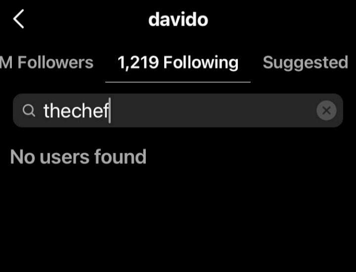 Davido and Chioma unfollow one another on Instagram amidst Ubi Franklin 'nanny' saga