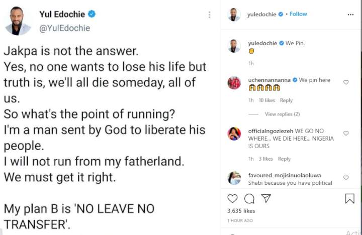 'I'm a man sent by God to liberate his people' - Actor Yul Edochie declares himself as Godsent to Nigerians