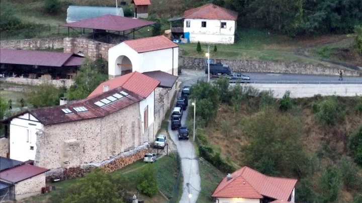 Serb gunmen battle police in Kosovo monastery siege; four dead<br />
