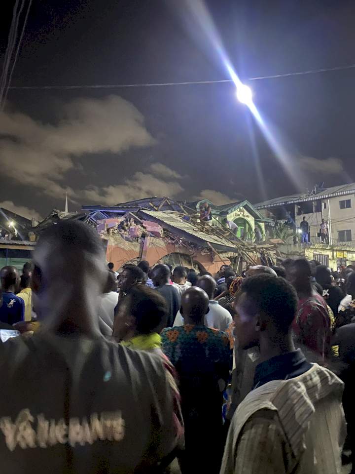 Photos of the collapsed Ebute Metta building before tragedy struck