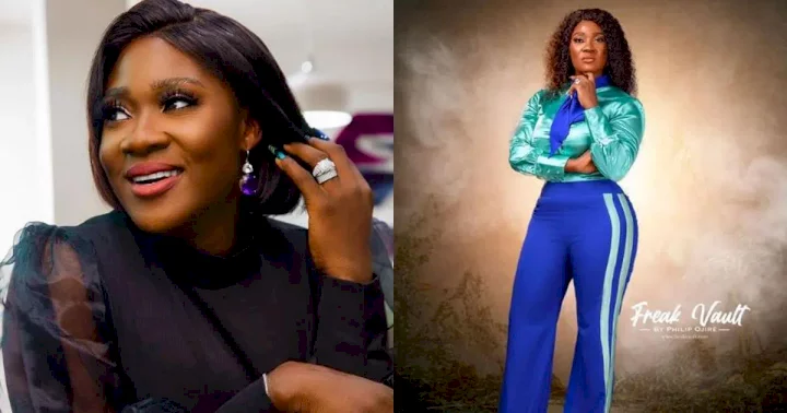 Mercy Johnson's heart melts over rare gift she received from fan