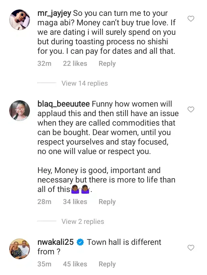 Tolani Baj sparks controversy as she lectures men on easiest way to get ladies' attention